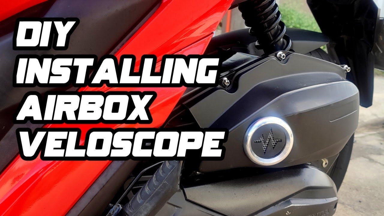 DIY INSTALLING AIRBOX VELOSCOPE - HONDA CLICK V1 - V3 - Project V2
