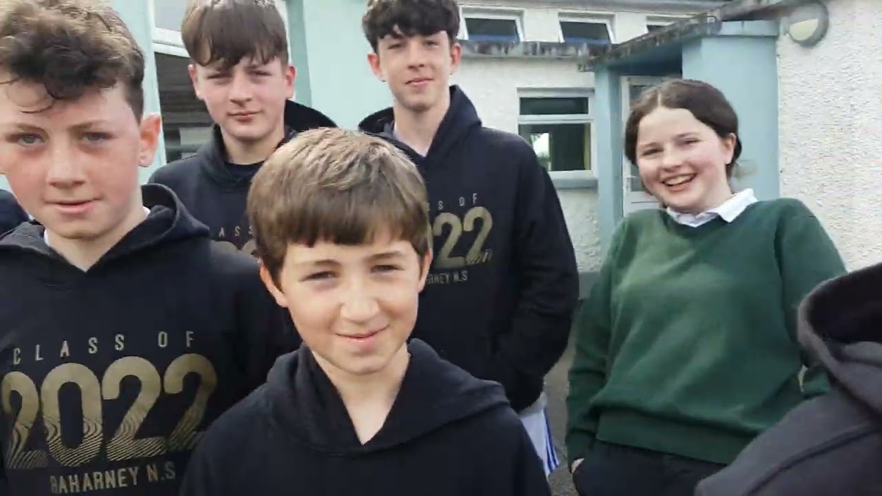 Raharney National school introducing the #12bongsshow  #raydolan #frommullingarinmullingar