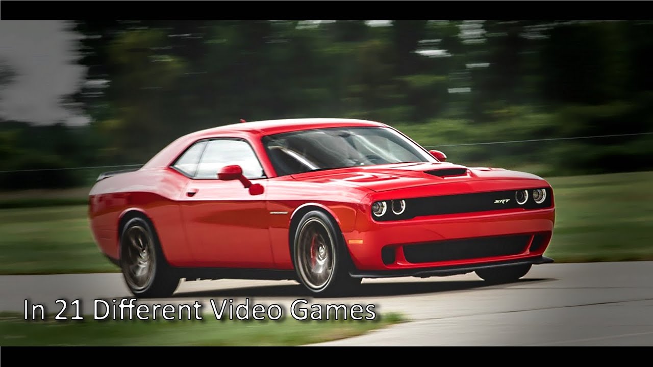 Dodge Challenger SRT Hellcat in 21 Different Video Games