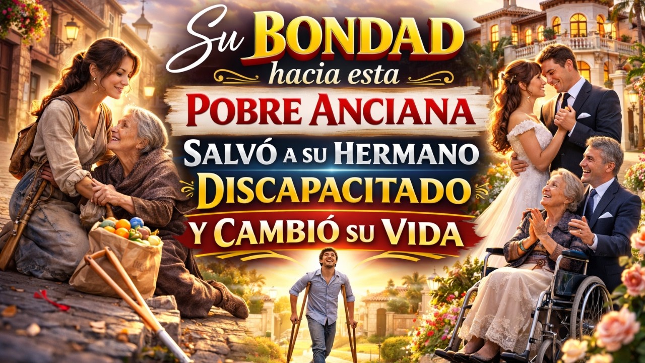 Su bondad hacia esta pobre anciana salvó a su hermano discapacitado y cambió su vida.