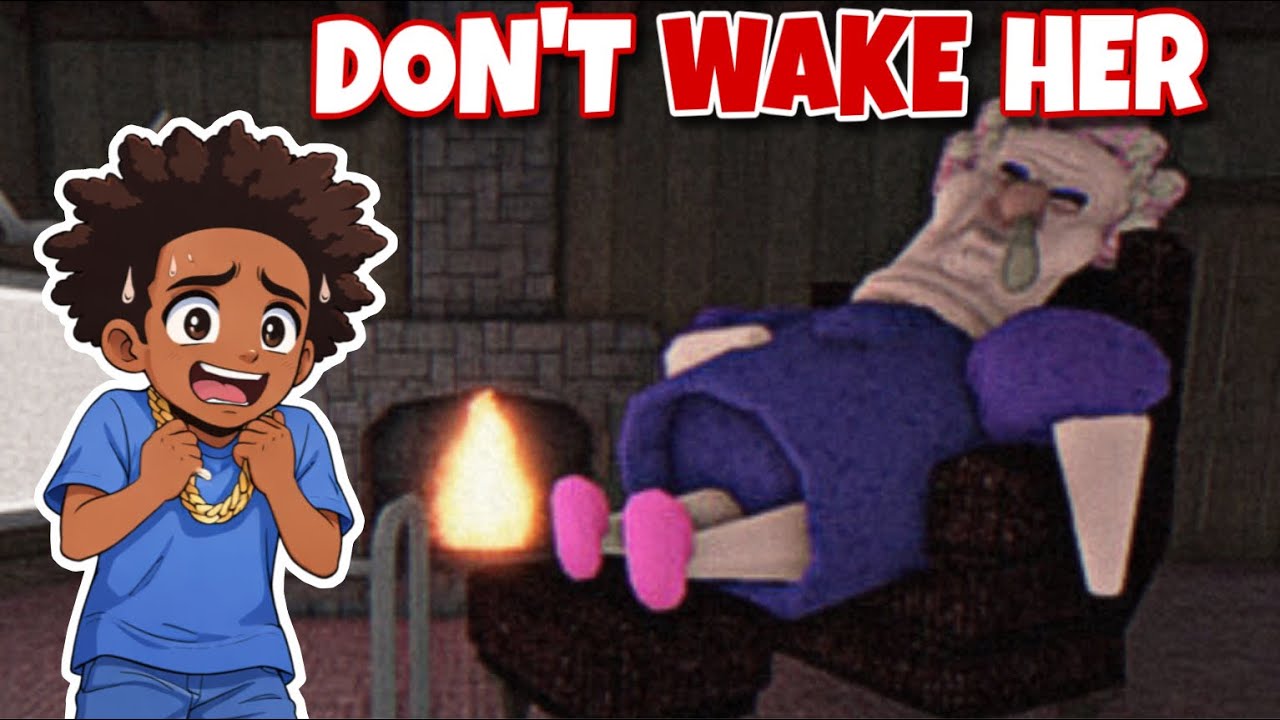 Can I ESCAPE GRUMPY GRAN In Roblox?!