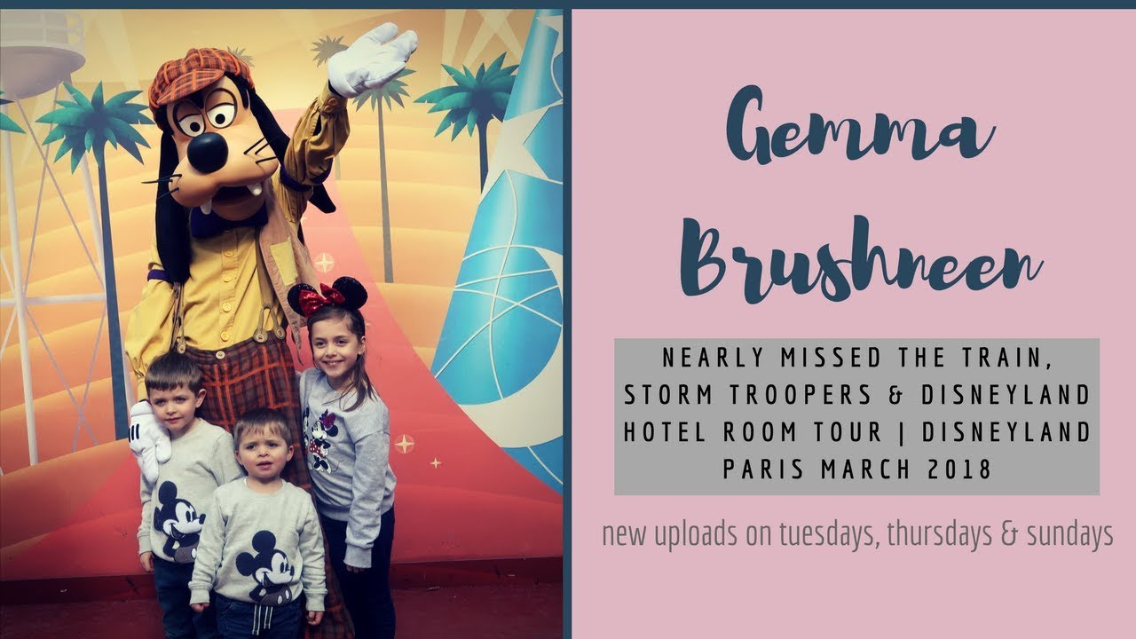 DAY 1   NEARLY MISSED THE TRAIN, STORM TROOPERS & DISNEYLAND HOTEL ROOM TOUR | Disneyland Paris Marc