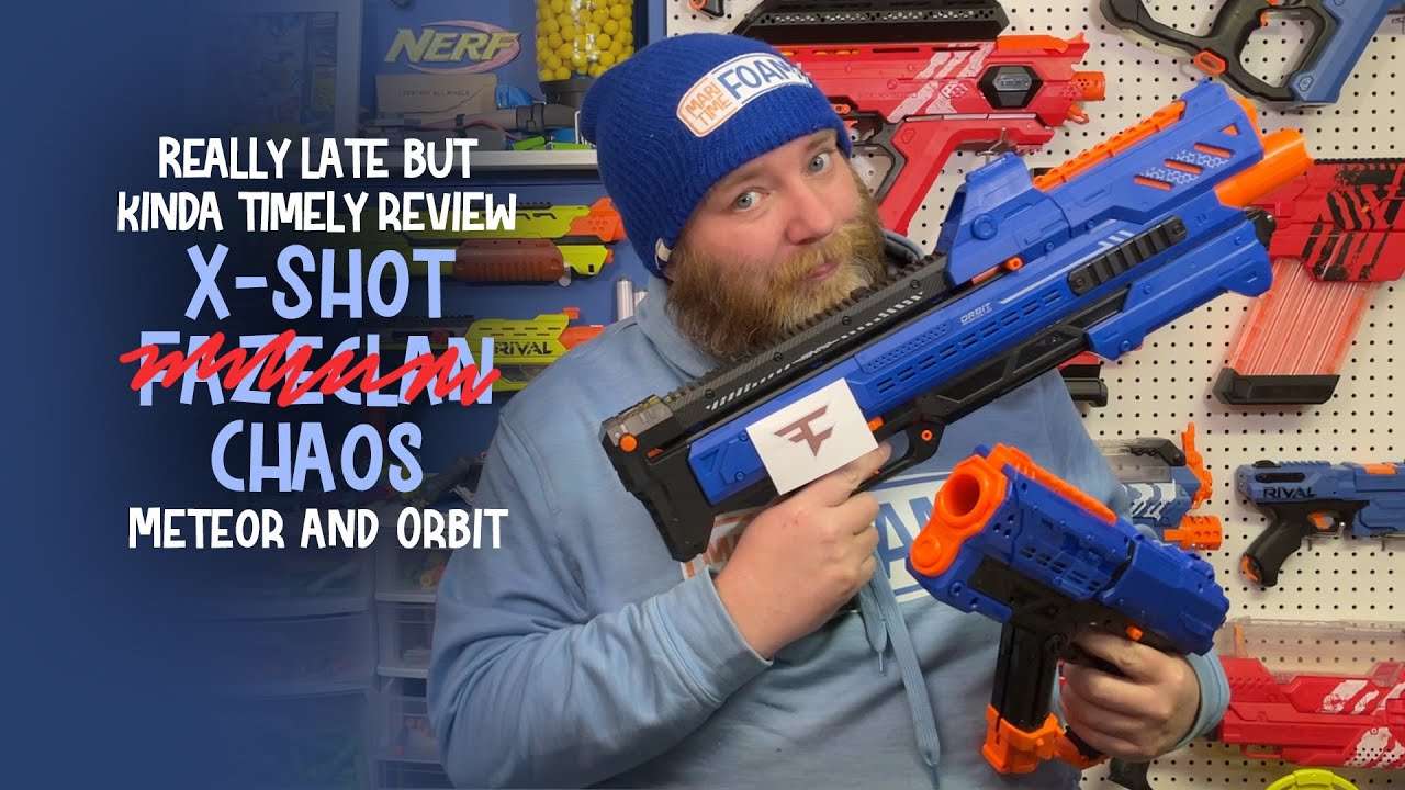 X-Shot FaZe Clan... uh, I mean X-Shot Chaos review of the Meteor and Orbit