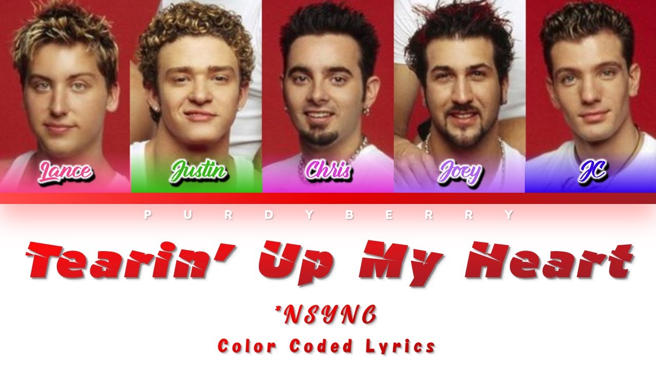 *NSYNC – Tearin' Up My Heart (Color Coded Lyrics)