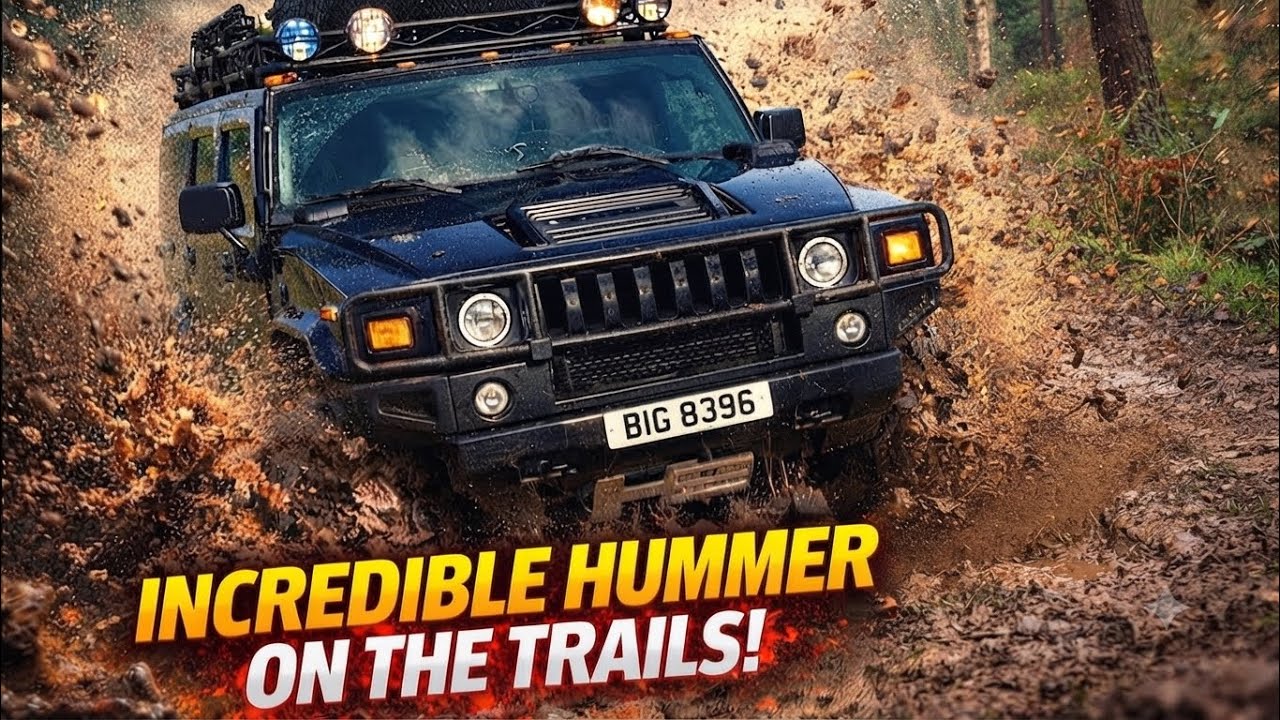 HUMMER H2: Carmarthenshire Green Lanes!! 