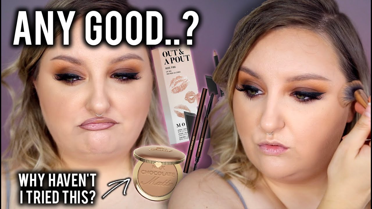 FULL FACE USING MAKEUP I'M ACTUALLY EXCITED ABOUT