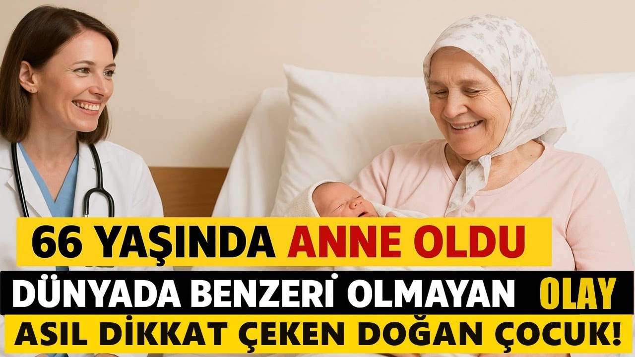 66 Yaşında Anne Oldu Asıl Sır Doğan Çocukta Gizli