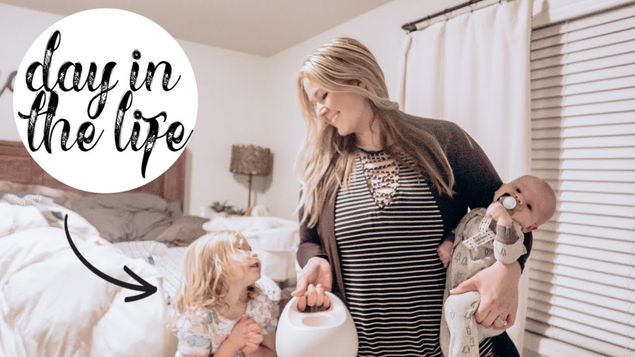 DAY IN THE LIFE OF A FULL TIME WORKING MOM OF 2 | PUMPING AT WORK | Morgan Bylund