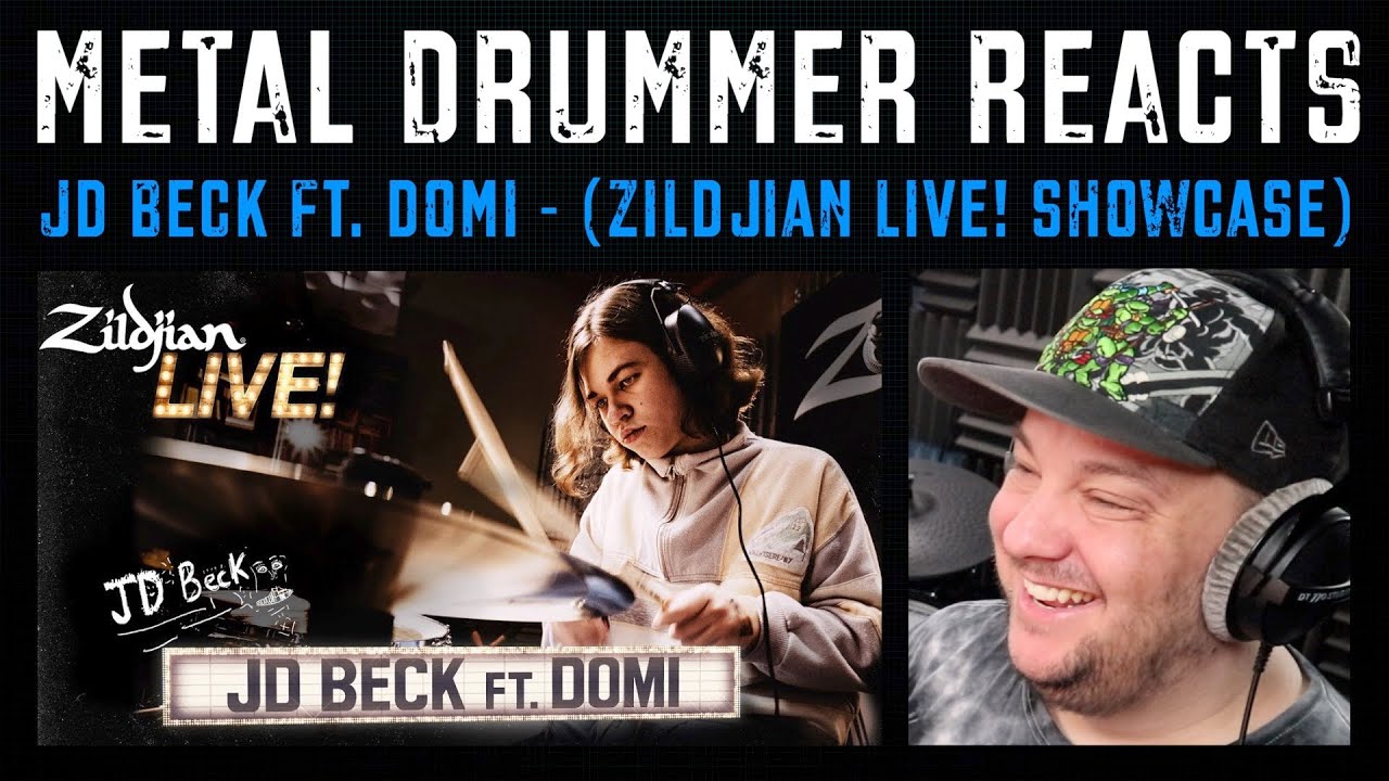 Metal Drummer Reacts to the JD BECK Zildjian LIVE! Showcase feat. DOMi
