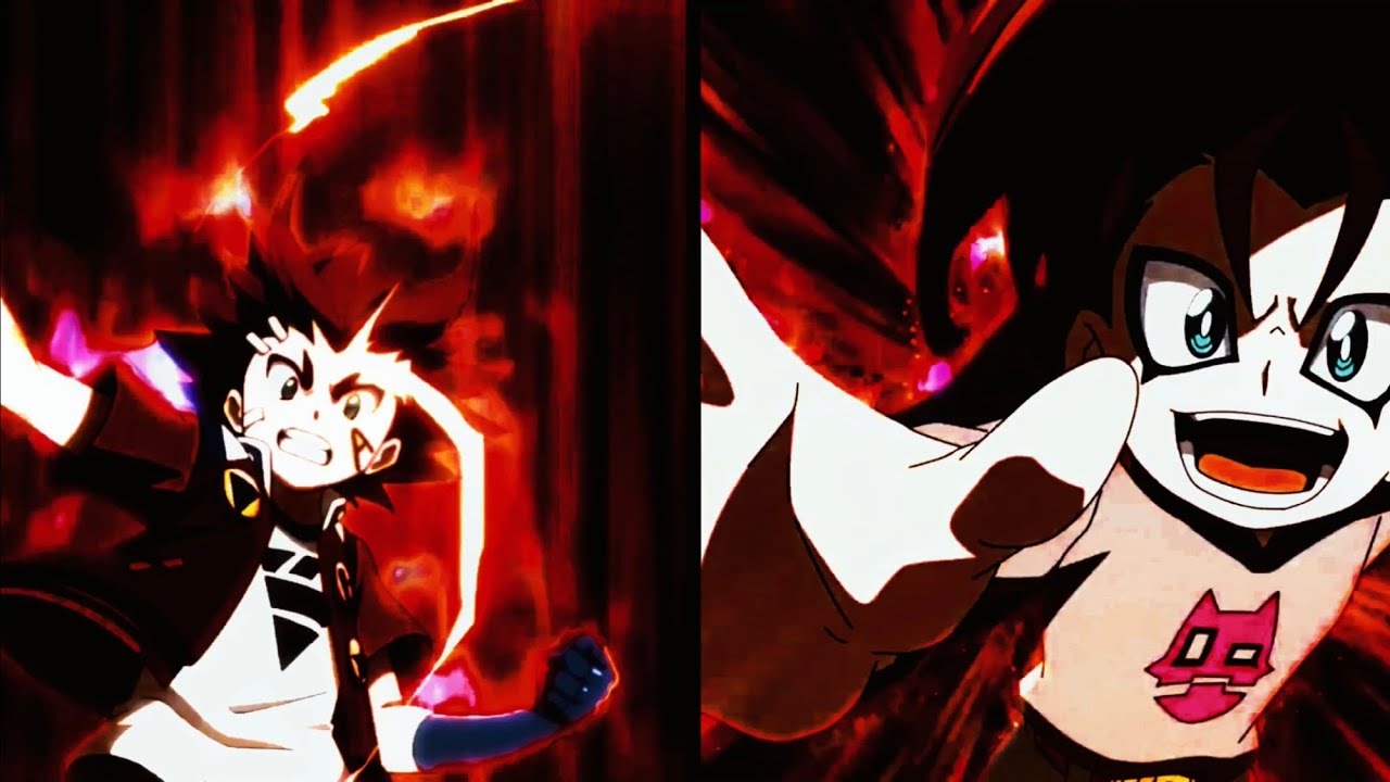 Aiger vs Bell(Beyblade Burst Quadstrike Fanmade)