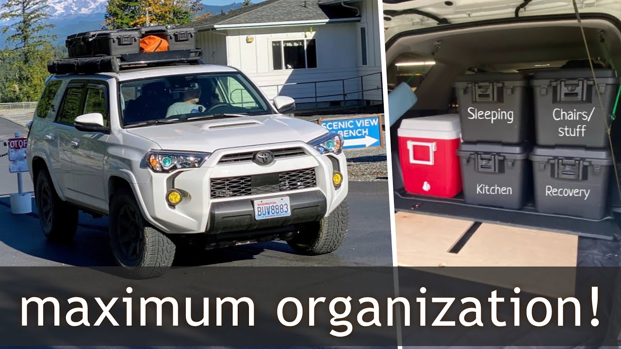 Camp Gear Organization: my packing and basic gear plan for vehicular camping