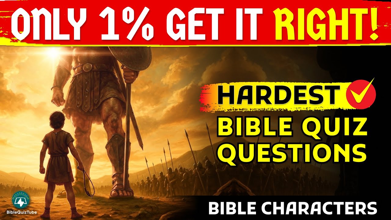 Only 1% Know These Bible Characters! 25 