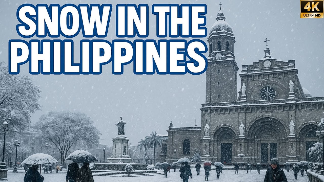 Snow in the Philippines?! 🇵🇭❄️ This Is What It Would Look Like (AI Edition)