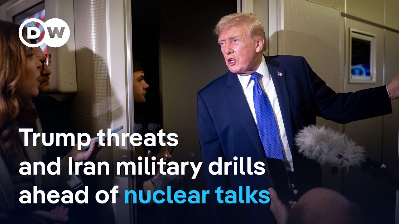 Iran holds military drills ahead of indirect nuclear talks with the US in Geneva | DW News