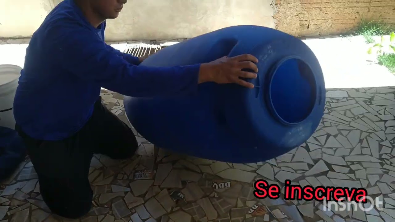 como colocar torneira em galão  de água