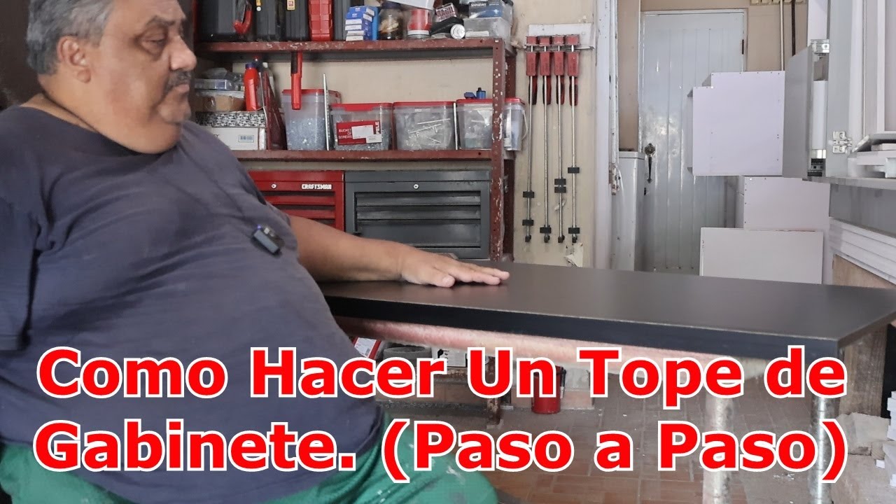 Como Hacer Un Tope de Gabinete  (Paso a Paso)