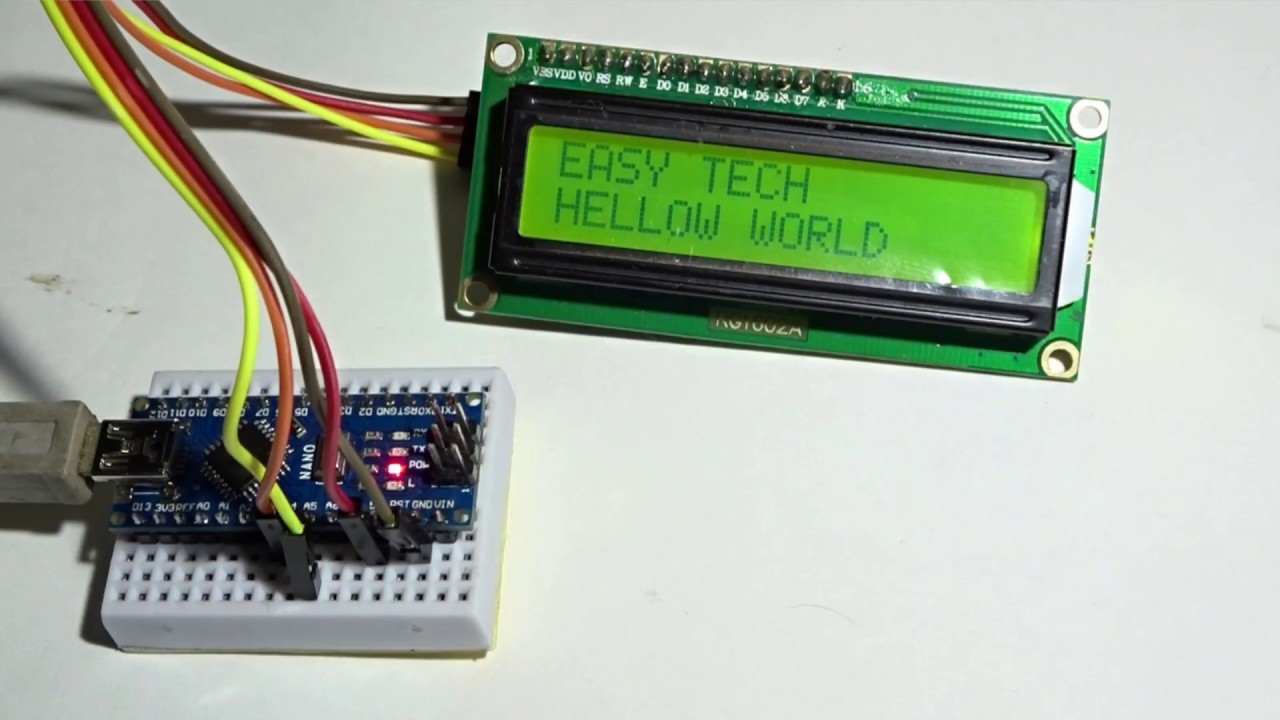 How To Connect LCD display with Arduino Nano kit