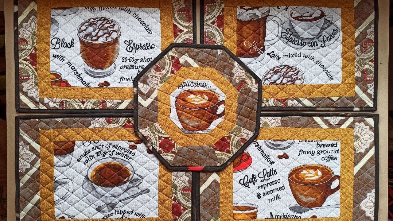 ❤️ ЛАНЧМАТЫ в Стиле ПЭЧВОРК из   Вафельного Полотенца на Подарок! \ Lunchmats As a Gift!