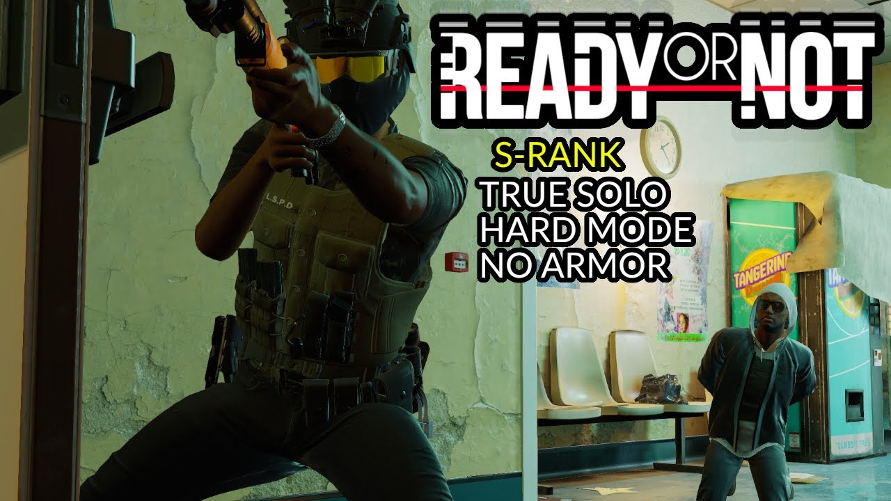 Spider - S-RANK - HARD - True Solo, No Armor, NO M32 Launcher - READY OR NOT