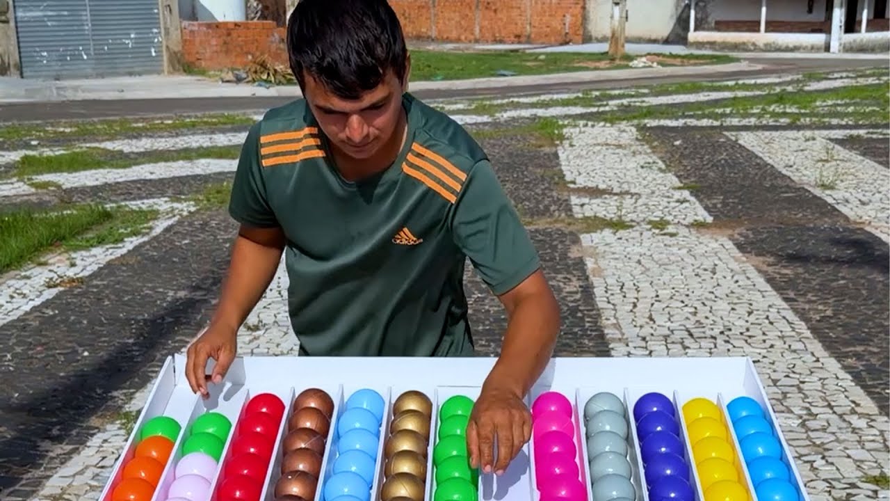 Monte as bolinhas coloridas com suas respectivas cores.