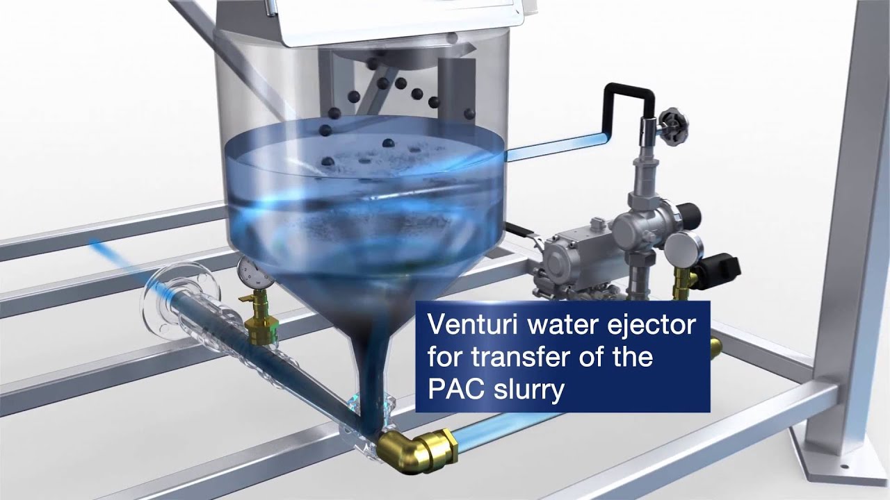 Tomal – Metering system for powdered activated carbon (PAC)