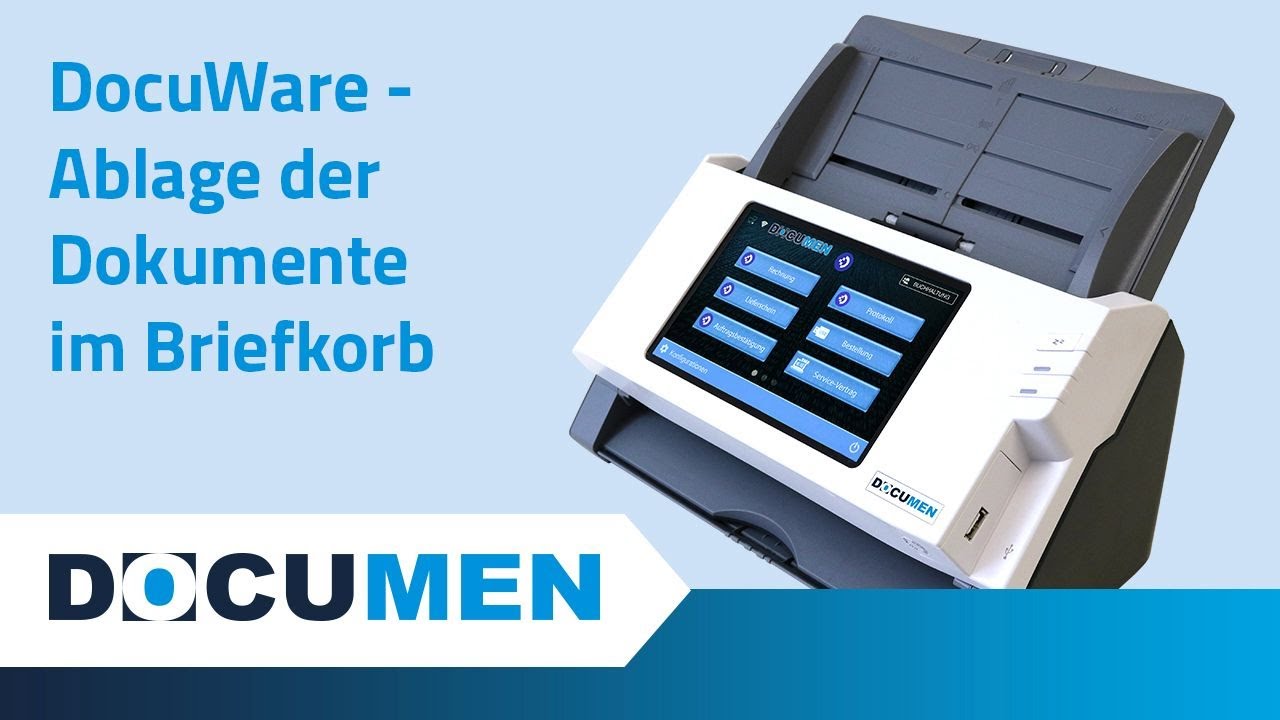 DOCUMEN - Ablage der Dokumente im DocuWare Briefkorb