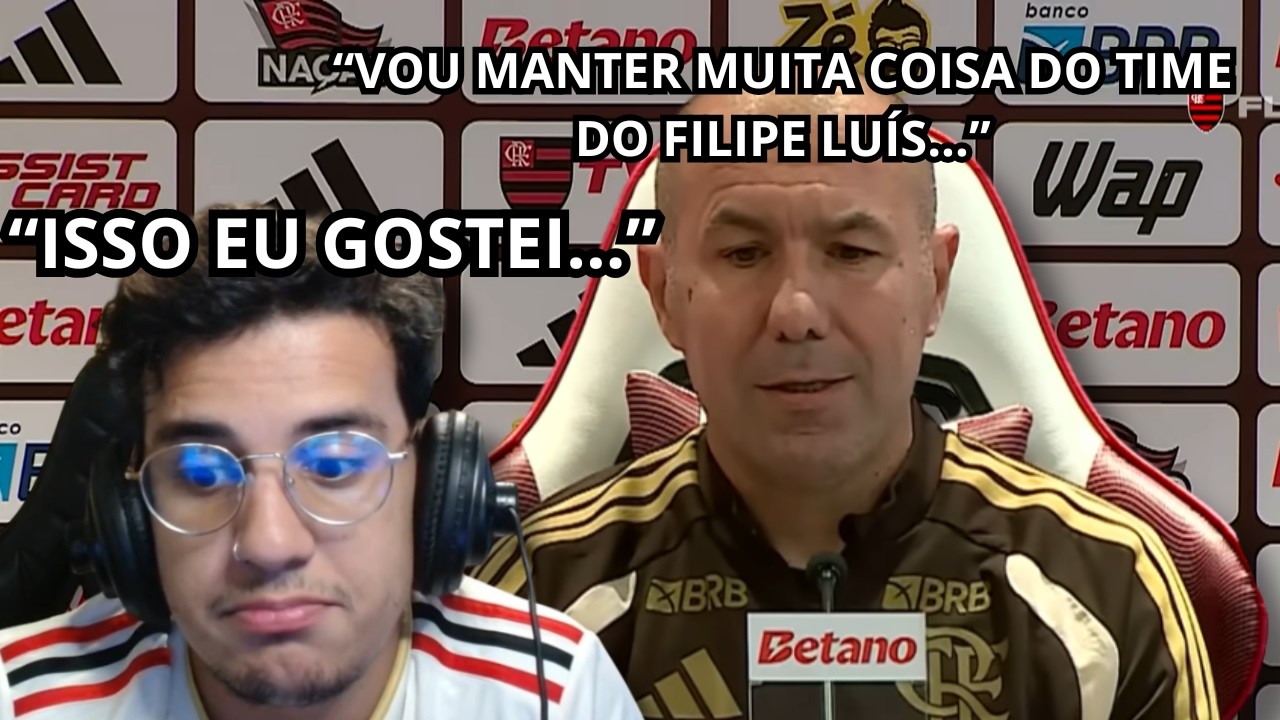 A PRIMEIRA ENTREVISTA DE LEONARDO JARDIM COMO TREINADOR DO FLAMENGO