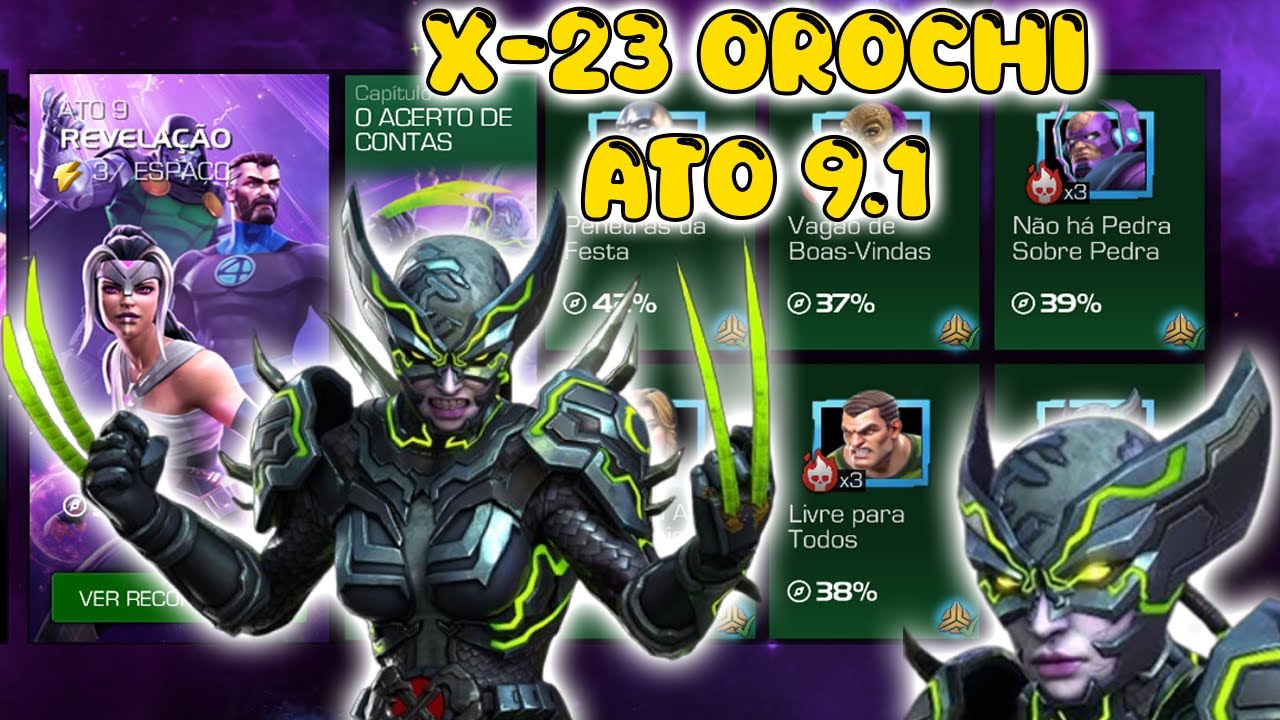 X-23 (OROCHI) ATO 9.1.6 - MARVEL TORNEIO DE CAMPE&Otilde;ES
