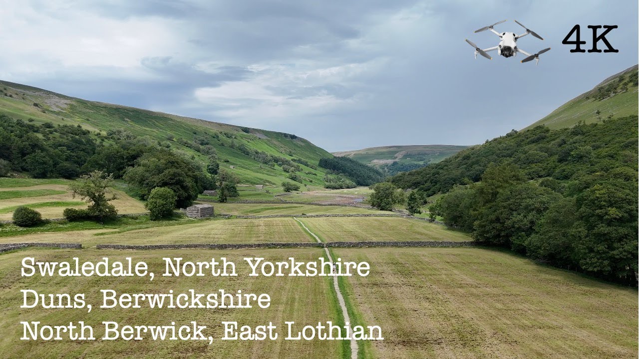 Swaledale, Yorkshire | Duns | North Berwick, Scotland - 4K DRONE TOUR