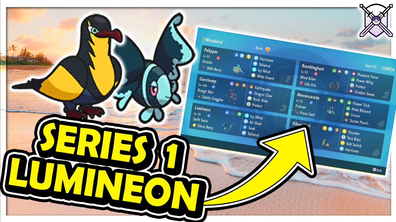 SERIES 1 LUMINEON TEAM | VGC 2023 | Pokémon Scarlet & Violet - Pokesports