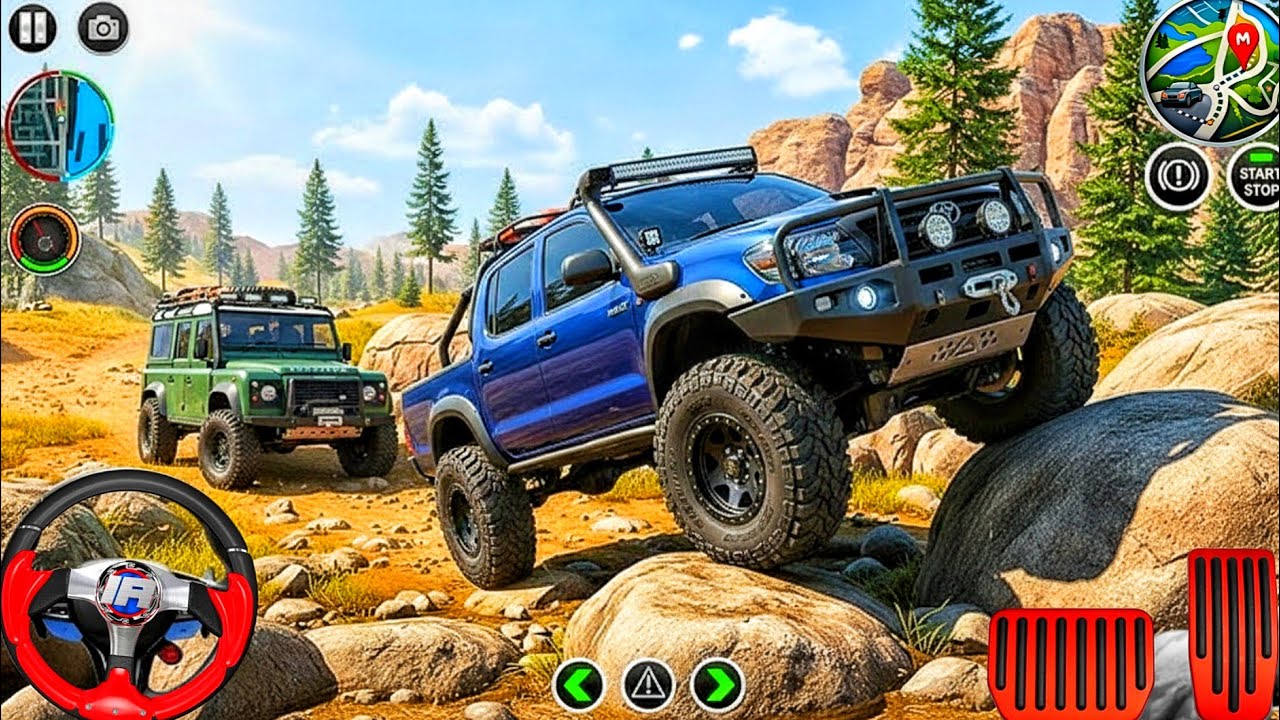 4x4 Offroad Jeep Driving Simulator 3D - Drive SUV 4x4 Jeep Offroad Game - Android Gameplay