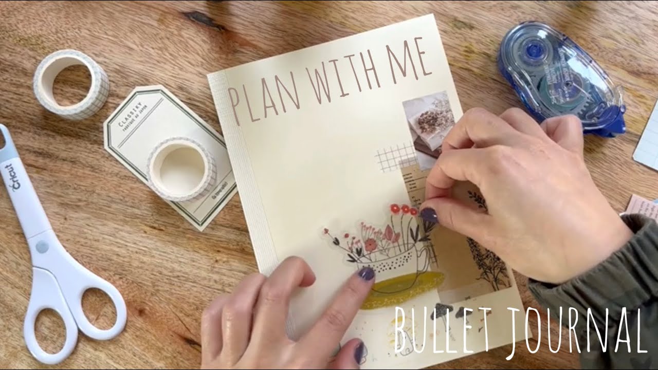 2022 Minimalist Midori A5 Bullet Journal Setup for School – Decorating the Cover Page