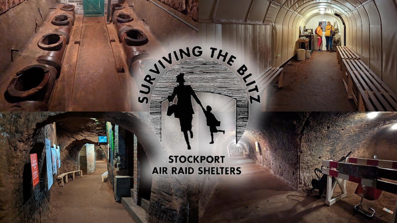 STOCKPORT AIR RAID SHELTERS TOUR | WORLD WAR 2 HERITAGE | STOCKPORT MANCHESTER |
