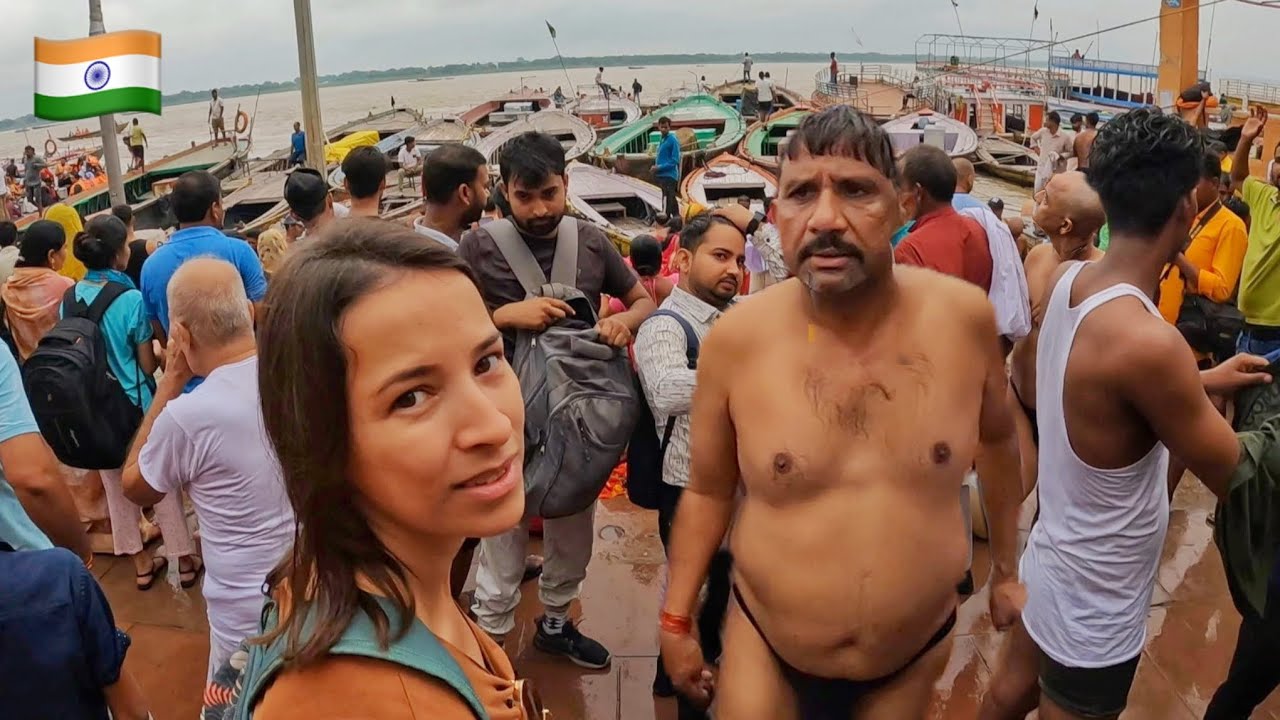 NA ÍNDIA ELES SE BANHAM E BEBEM NA ÁGUA ONDE CORPOS SÃO JOGADOS 🇮🇳