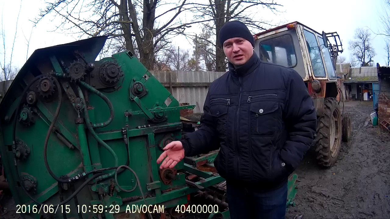Самодельный пресс подборщик для сена  Устройство