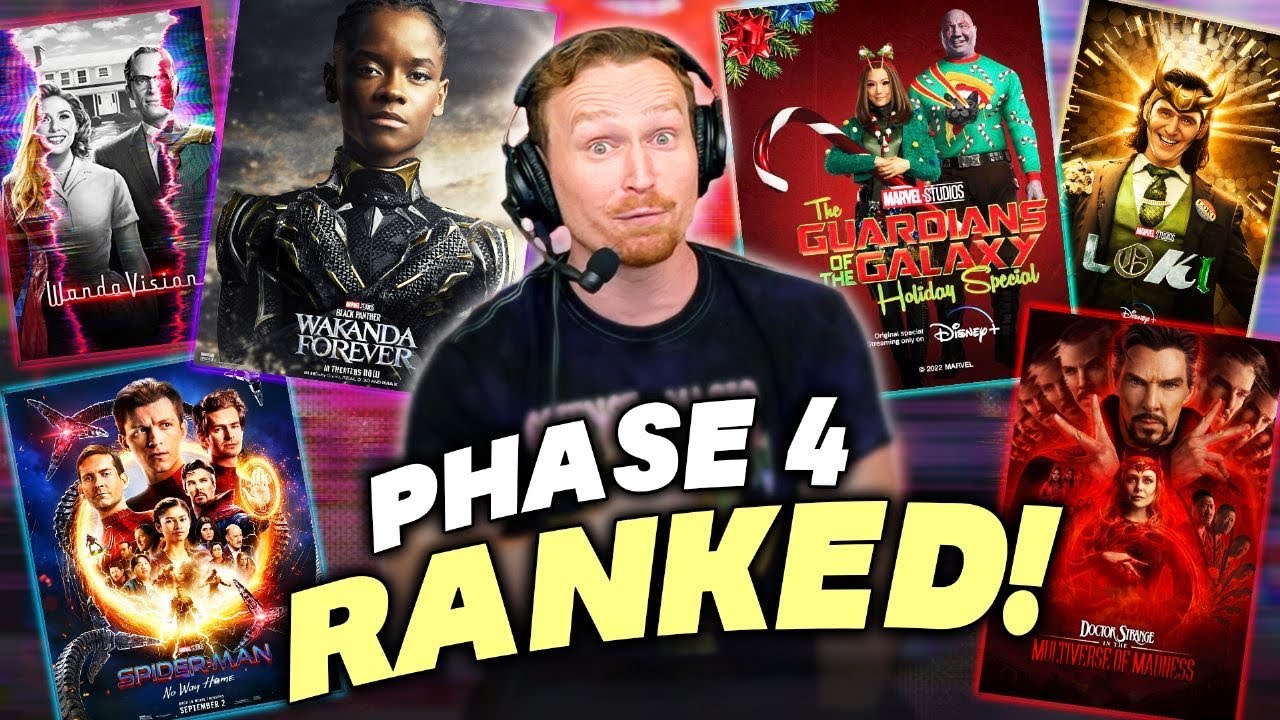 Marvel Phase 4 RANKED! All 18 MCU Movies & Shows
