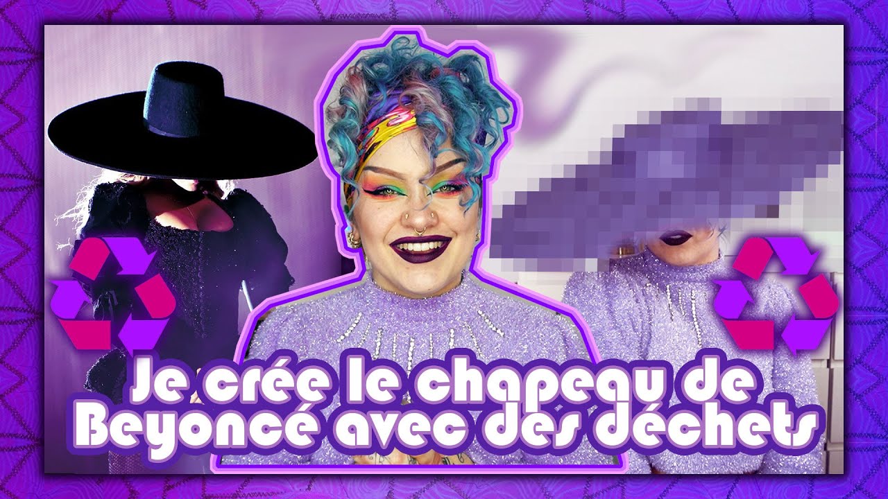JE CRÉE LE CHAPEAU DE BEYONCÉ AVEC DES DÉCHETS DE TISSUS!