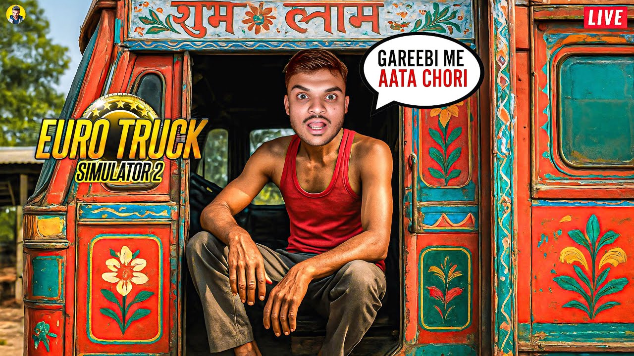 INDIAN TRUCK DRIVER GAMEPLAY #shortsfeed #shortslive #shorts #ets2 #live  #dangerous