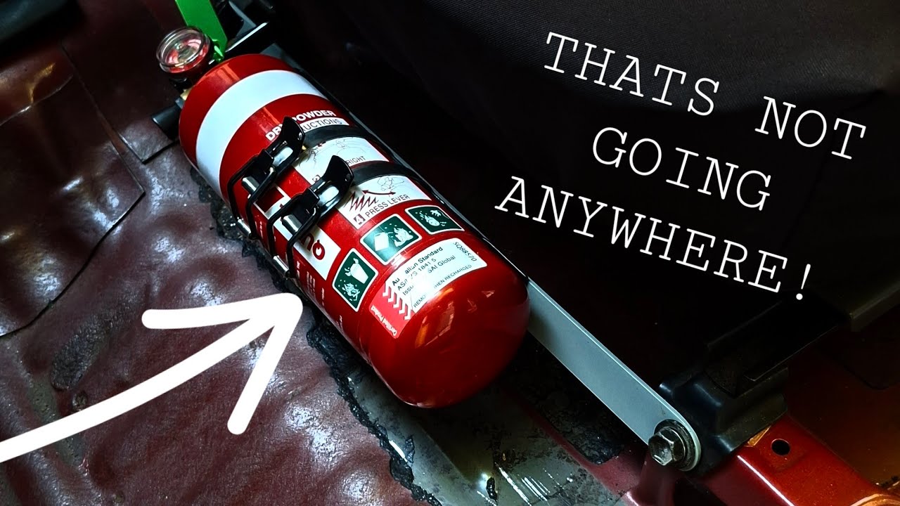 DIY Fire Extinguisher Mount! | 15 Minutes of Bracket Fabrication