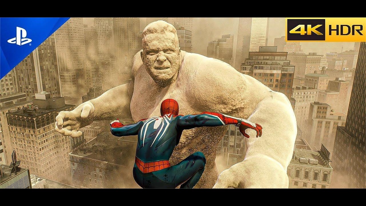 Sandman Went CRAZY 😱 | Ultra Realistic Spider-Man 2 PS5 [4K HDR]