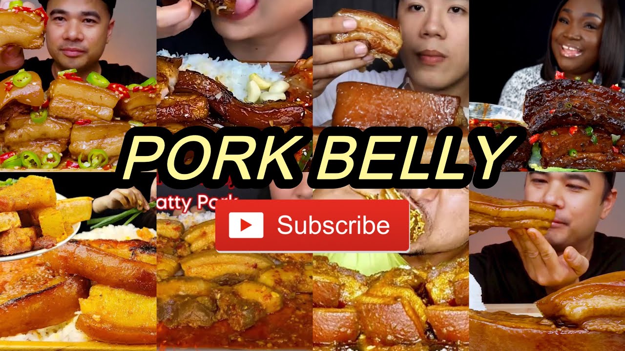 Pork Belly Mukbang | Compilation