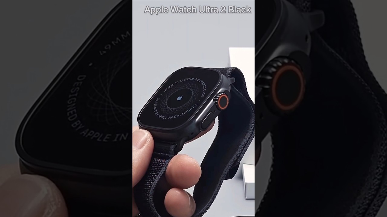 APPLE WATCH ULTRA2  BLACK EDITION 🔥