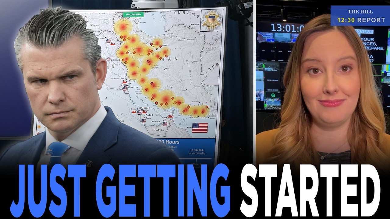 Secretary of War Pete Hegseth Says Iran War Is ‘Just Getting Started’ | 12:30 Report