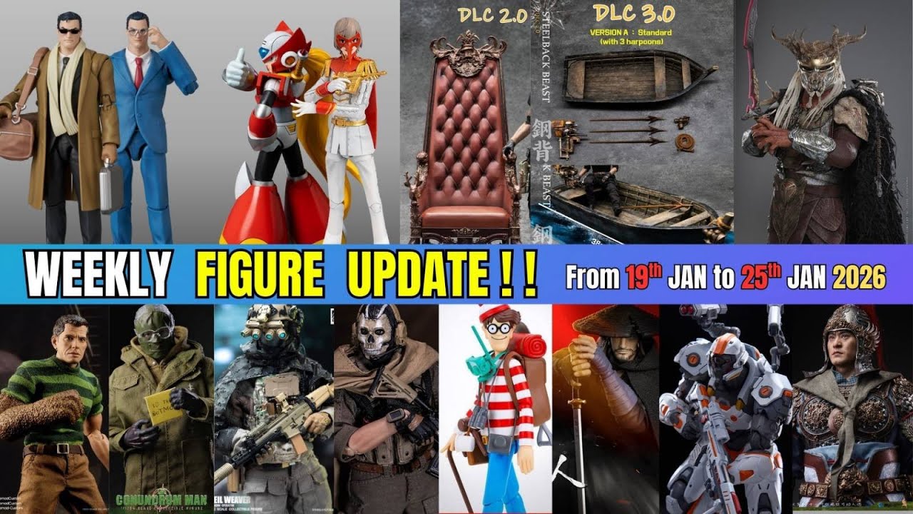 Weekly Figure News Mafex,Threezero,Hiya Toys, Snail Shell,Blitzway,Figma,Patriot & Hot Toys!!