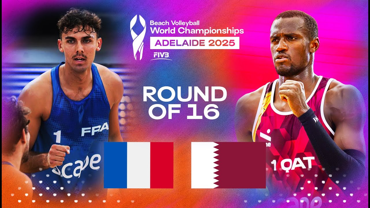 Rotar/Gauthier-Rat vs. Cherif/Ahmed - Beach World Championships 2025 | Highlights | Round of 16