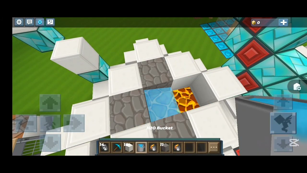 how to fix water or lava fall in room beta | blockman go
