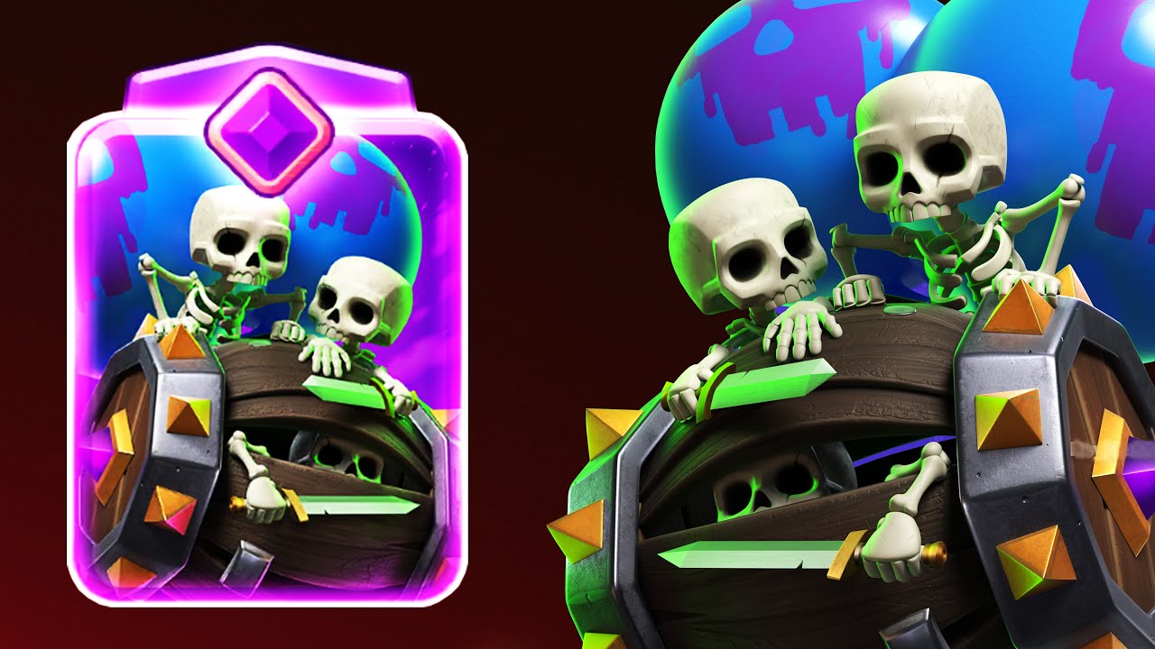 BEST Skeleton Barrel Evolution Decks in Clash Royale