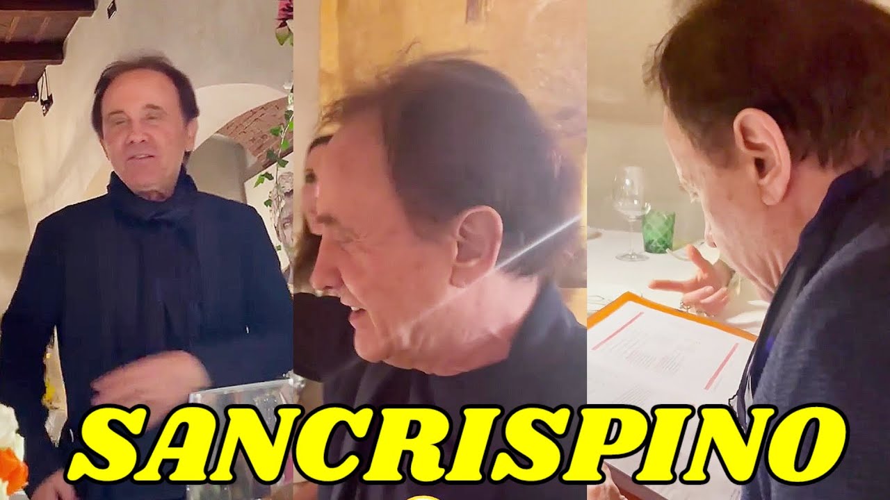 Roby Facchinetti a Cena Con Francesco Facchinetti come al Solito Francesco sfotte papà Roby