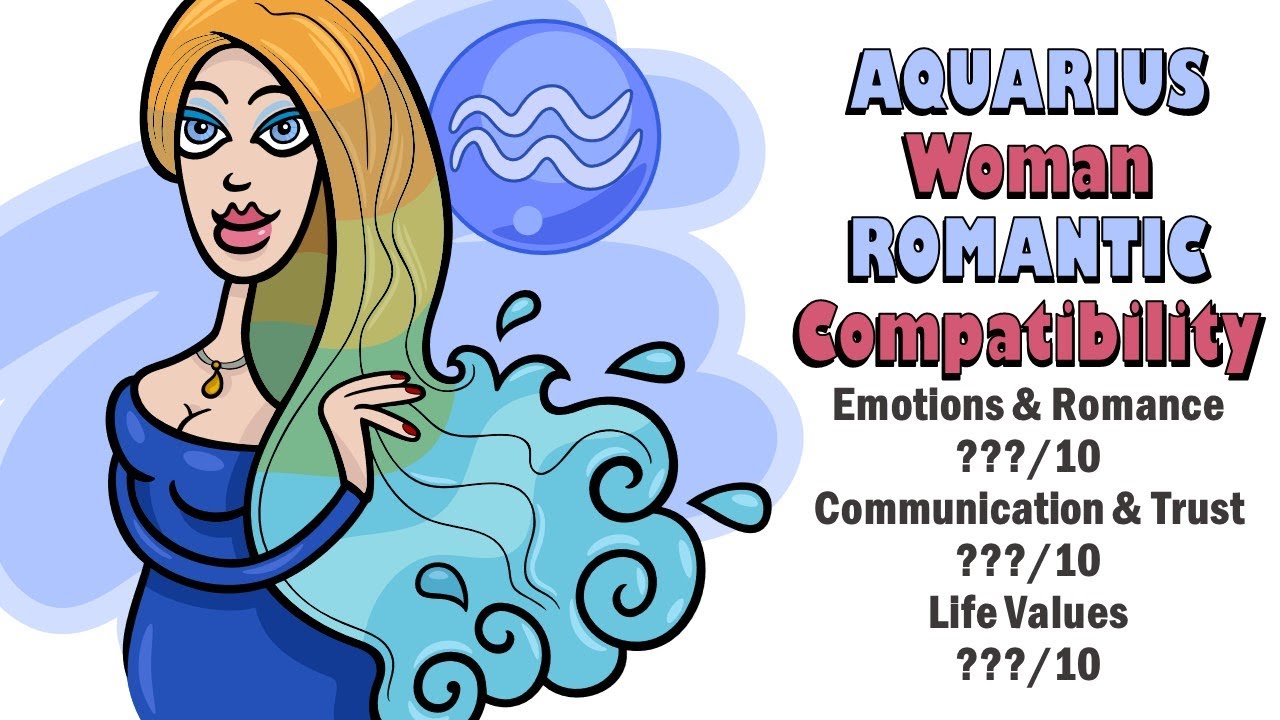 AQUARIUS Woman ROMANTIC Compatibility with all  Zodiac Signs