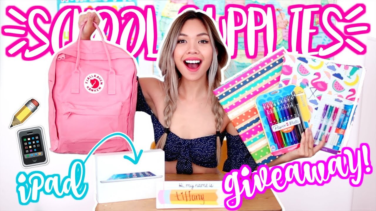 MASSIVE Back To School Supplies Haul! + GIVEAWAY 2018